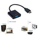 Female HDMI Input to VGA Output Display Screen HDMI to VGA Converter Adapter