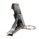 2 in 1 Bottle Opener EDC Foldable Hand Toe Nail Clippers Cutter Keychain
