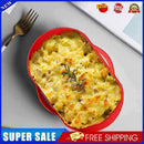 #A Silicone Air Fryers Basket Rectangle Foldable for Family Baking Camping Barbe