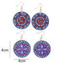 DIY Diamond Painting Mandala Patterns Stud Earrings for Women (RZ005) Newly
