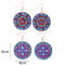 DIY Diamond Painting Mandala Patterns Stud Earrings for Women (RZ005) Newly