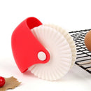 Kitchen DIY Pizza Pastry Lattice Cutter Pastry Pie Decor Wheel Roller for Crust