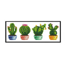 14CT Stamped Cross Stitch Kits DIY Plants Embroidery Mosaic Craft Artwork Dec