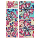 DIY Butterfly Special Shaped Diamond Painting 2 Grids Students Pencil Case Newly