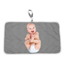 Portable Baby Foldable Waterproof Diaper Nappy Change Mat Travel Pad (Grey)