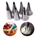 Tips Cake Decorating Stainless Steel Icing Piping Nozzles Baking Mold Russian