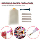 6pcs Point Drill Beading Plates Tray DIY 5D Diamond Painting Tools Accessorie