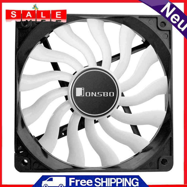 JONSBO 12020 Desktop Computer PC Case Fan Silent CPU Cooler Fan 120mm 4Pin 3Pin