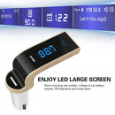G7 Car Bluetooth FM Transmitter for Car FM Radio Adapter Hands Free MP3 Player