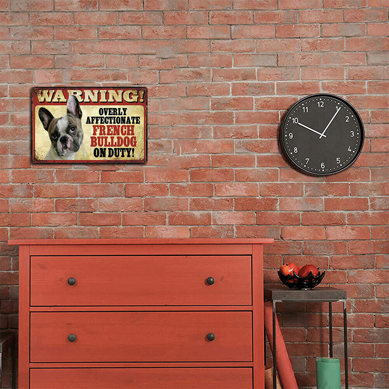 Warning Retro Metal Plate Tin Sign Plaque Poster for Bar Club Cafe Decor