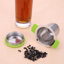 Stainless Steel Tea Strainers Infuser Steeping Loose Leaf Tea Filter(Red)