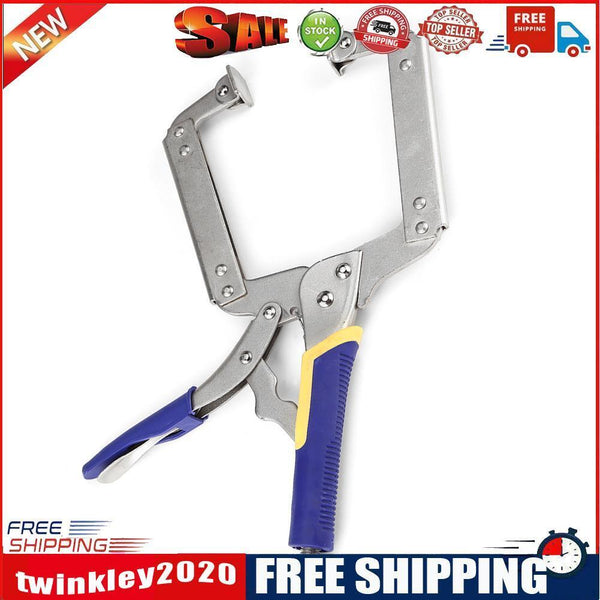Multi-functional Flat Locking Grip Vise ?Pliers Carbon Steel C Clamp (14in)