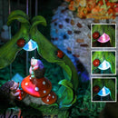 Solar Creative Outdoor Ornament Yard Statue Garden Decoration Hedgehog Mushroom