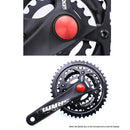 CNC MTB Road Bike Hollow Crank Cap Aluminum Crankset Screw Covers (Red)