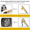 Car Motorcycle Bike Tire Inflator Hose Stainless Steel 300PSI Pressure for Truck