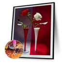 Flower Patterns 5D Full Round Drill DIY Diamond Painting Cross Stitch Embroidery
