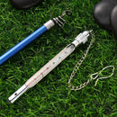 Steel Fly Fishing Stream Water Temperature Fishing Thermometer with Carabiner