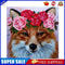 5D DIY Diamond Painting Kits Wear Flower Dog Full Round Drill Wall Decor Art Set