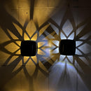 Garden Solar Post Light LED Outdoor Fence Gate Pillar Head Courtyard Lamp