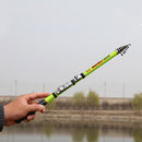 Telescopic Fishing Rod Spinning Fly Carp Feeder Hard Travel Poles (1.8m) Newly