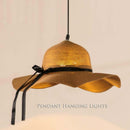 Hanging Lamp Fixture Hat Shade Design Modern Style Pendant Hanging Lights
