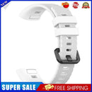 Silicone Watchband Strap w/Buckle for Huawei Band 4 Pro TER-B29S (White)