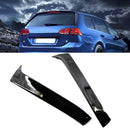 Rear Window Side Spoiler with Tape for Golf 7 R Variant Car 14-7
