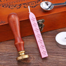 Retro Wax Stick DIY Paint Seal Stamps for Letter Invitations (Peach Red)