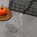 Concepts Smooth Stainless Steel Vegetable Crusher Potato Masher Black Handle