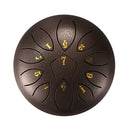 6"" 11-Note Steel Tongue Drum with Drumsticks Percussion Musical Instruments
