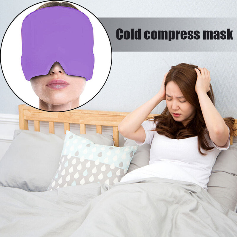 Gel Cold Headache Relief Therapy Migraine Physical Cooling Strechable Ice P