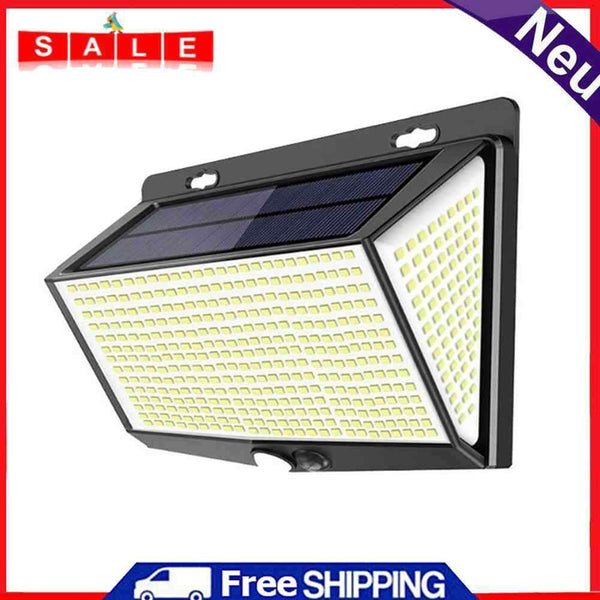 468 Solar Power Waterproof Light Outdoor Motion Sensor Wall Mounted Street Lamp