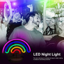 Neon Sign LED Lights Decorative Marquee Signs Light with Base (Rainbow) Newly