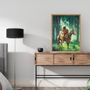 Indigenous On Horse Paint By Numbers DIY Frameless Picture On Canvas (X47)