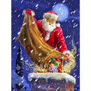 Santa Claus 5D DIY Diamond Painting Kits Full Round Drill Wall Decor Art (DG1