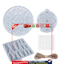 Dream Catcher Mold 15pcs Silicone Feather Pendant Dream Catcher Mold (1) Newly