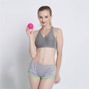 TPE Lacrosse Ball Sports Yoga Muscle Relax Roller Fitness Massage(Rose Red)