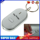 1PCS White LED Light Keys Finder Lost Thing Locator Whistle Sound Sensor