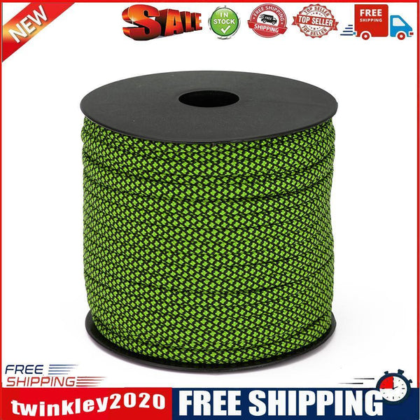 164ft 7-Strand Paracord Parachute Cord Tent Rope for Hiking Camping (Green)