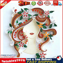 5D Diamond Curly Girl Part Special Drill Rhinestone Painting Kit for Home Newly