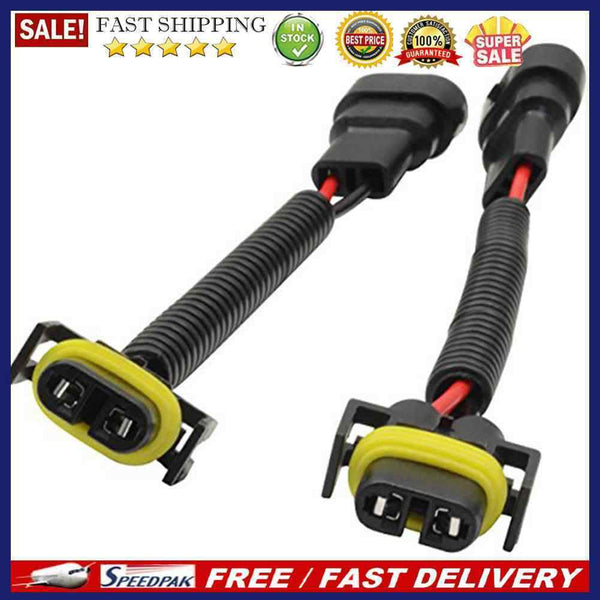 9005 9006 Male to H11 Female Wiring Harness for Car Headlights 20cm 8 inch 2 Pac