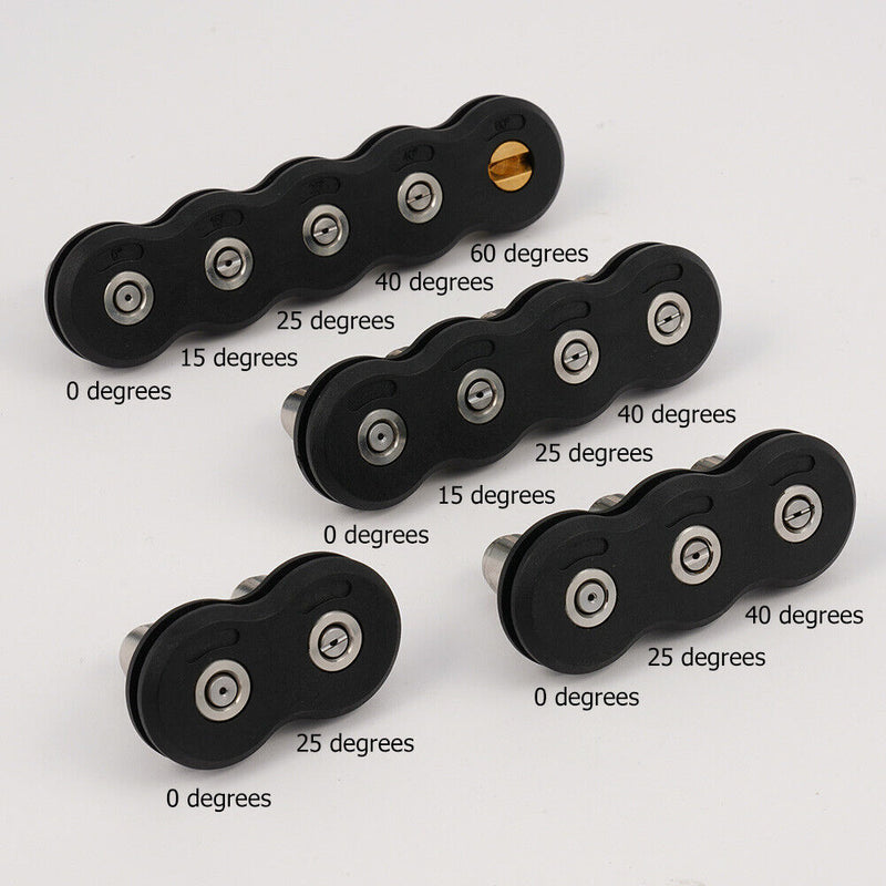 Stainless Steel Pressure Car Washer Sprayer Nozzle Tip for Auto (5 Nozzles)