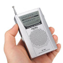 BC-R60 2-Band Portable Radio AM FM AA Battery Operated w/ Speaker Headphone Jack
