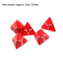 For TRPG DND Party Polyhedral Glitter Game Accessory Dices Iidescent Dice Set