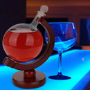 Whiskey Decanter Set Crystal Glass Wine Glass Globe Wine Bottle Office Decor