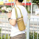 Outdoor Gas Canister Lamp Storage Bag Portable Water Bottle Cover (Camel S)