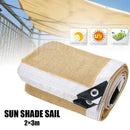 Sun Shade Sail Rectangle Canopy Sail Cover UV Block Outdoor Garden Backyard Net^