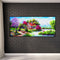 Cabin in Woods Oil Paint By Numbers Canvas Picture DIY Home Decoration Gift