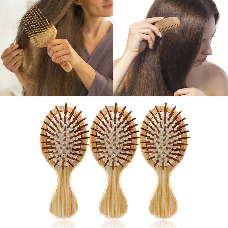 Wooden Cushion Airbag Comb Anti-static Hair Loss Scalp Massage Hair Brush Newly