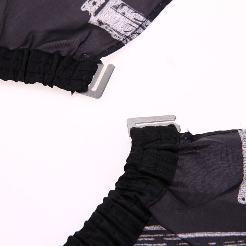 Apron Cartoon Pattern Cutting Hair Waterproof Cloth Salon Beard Hairdresser